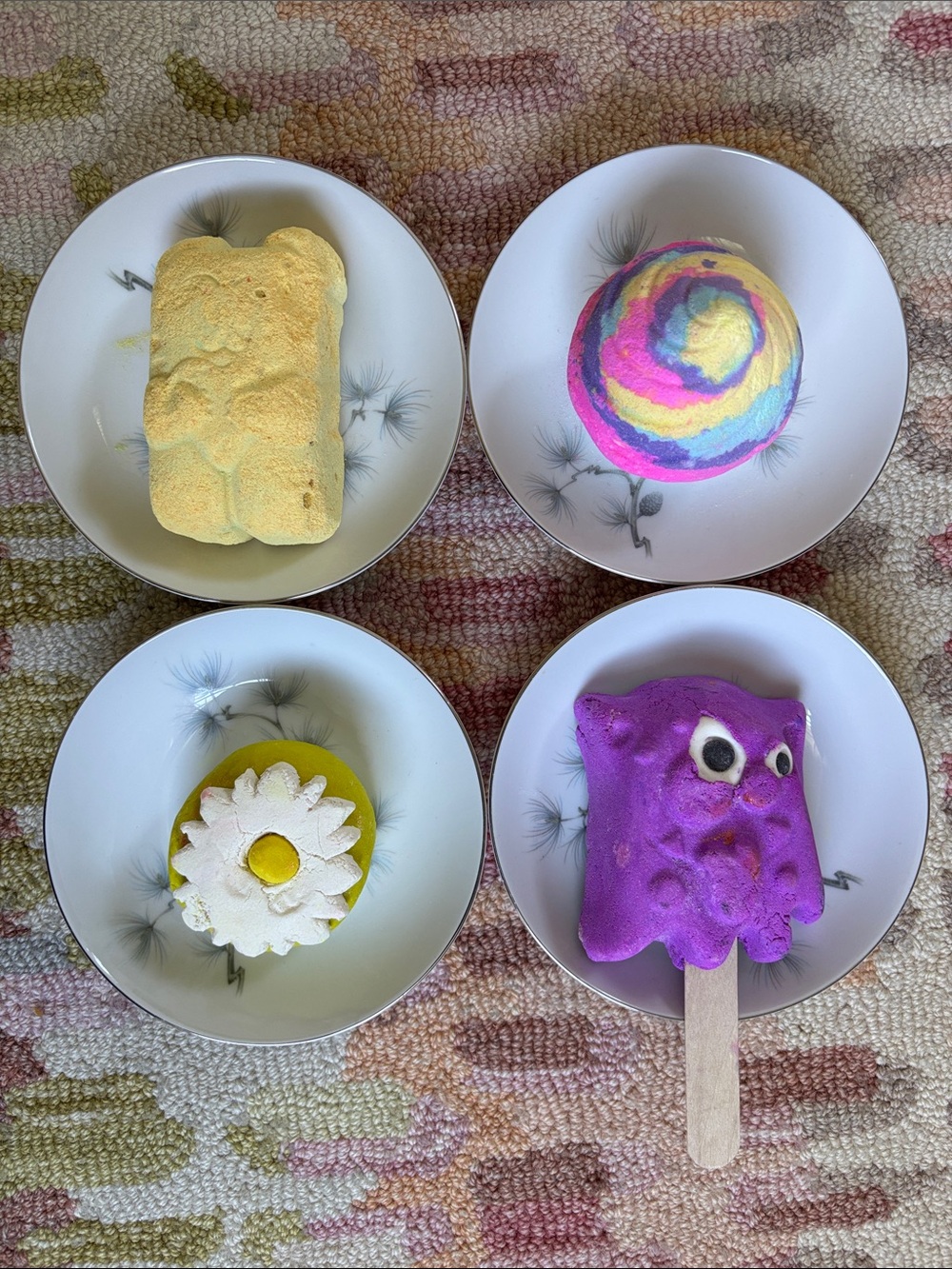 Lush “my kids won’t get out of the bath” Mama Bear, unicorn poo, worry monster +